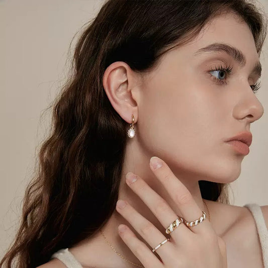 Goldier Necklace Earrings Set