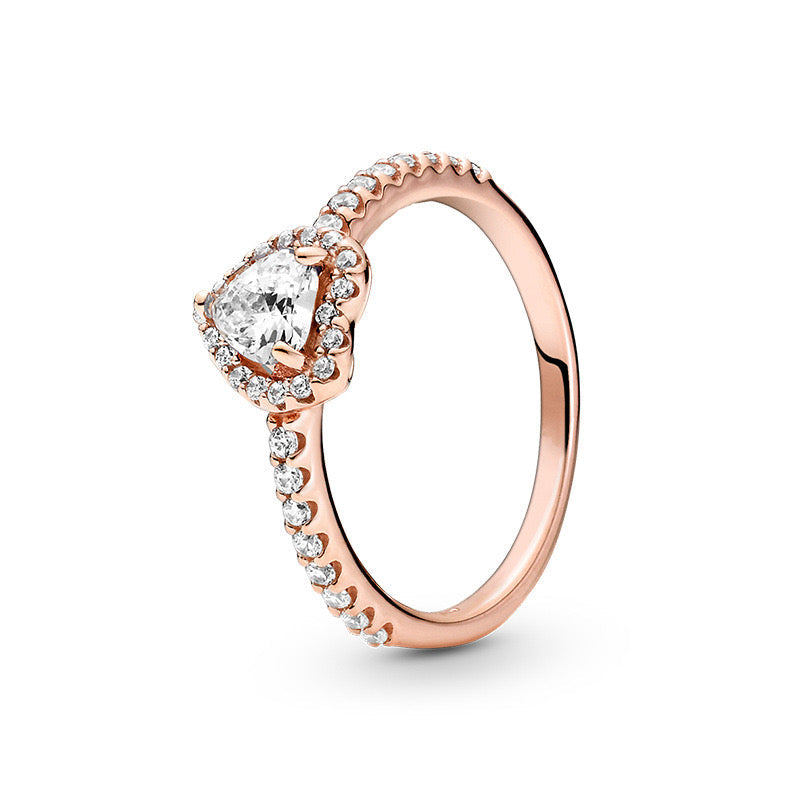 Sparkling Heart Ring