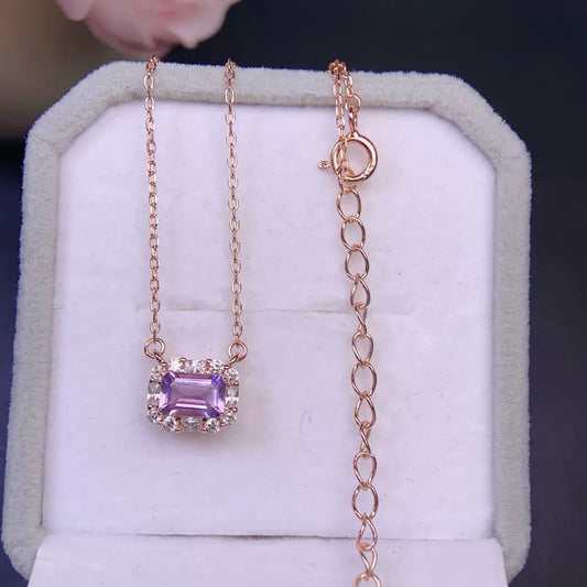 Natural Amethyst Yanna Necklace