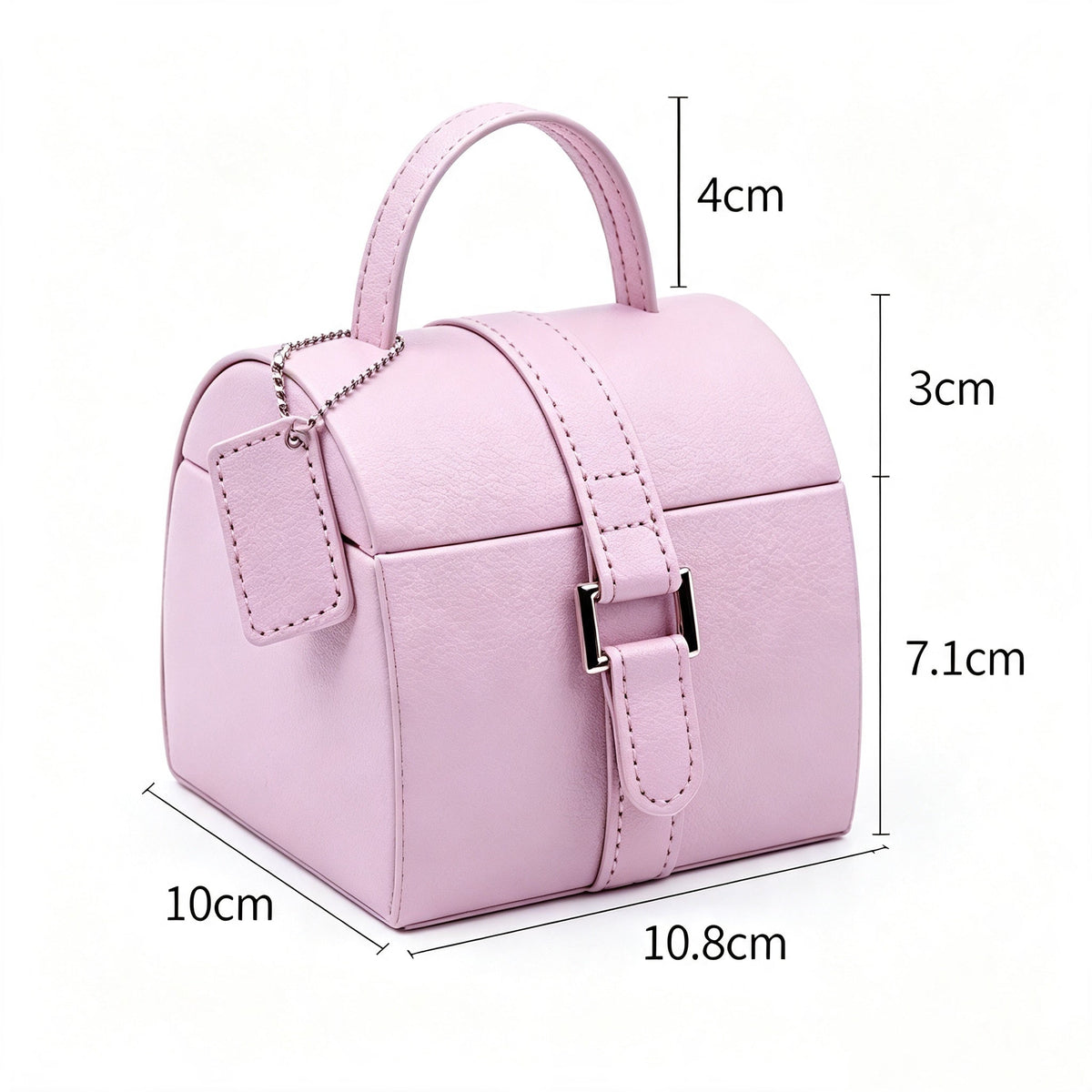 Double-Layer PU Jewelry Case