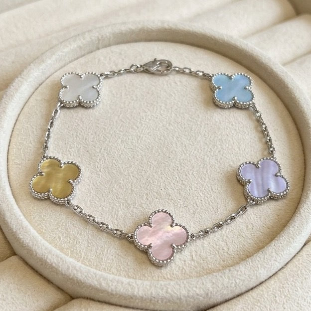 Colorful Clover Bracelet