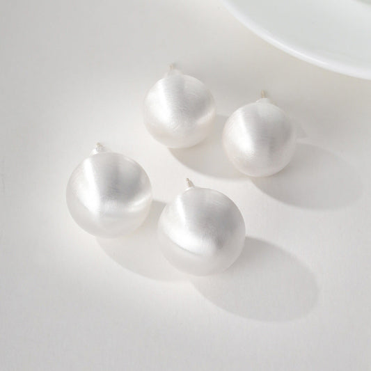 Brushed Beaded Necklace Bracelet ring earrings