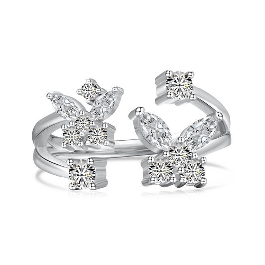 Butterfly Silver Ring Collection