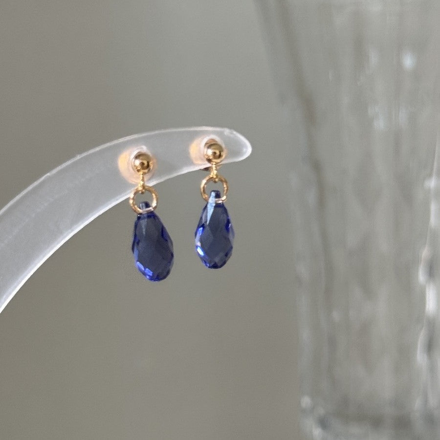 Hand-made Swarovski multicolor crystal earrings S925 silver needle