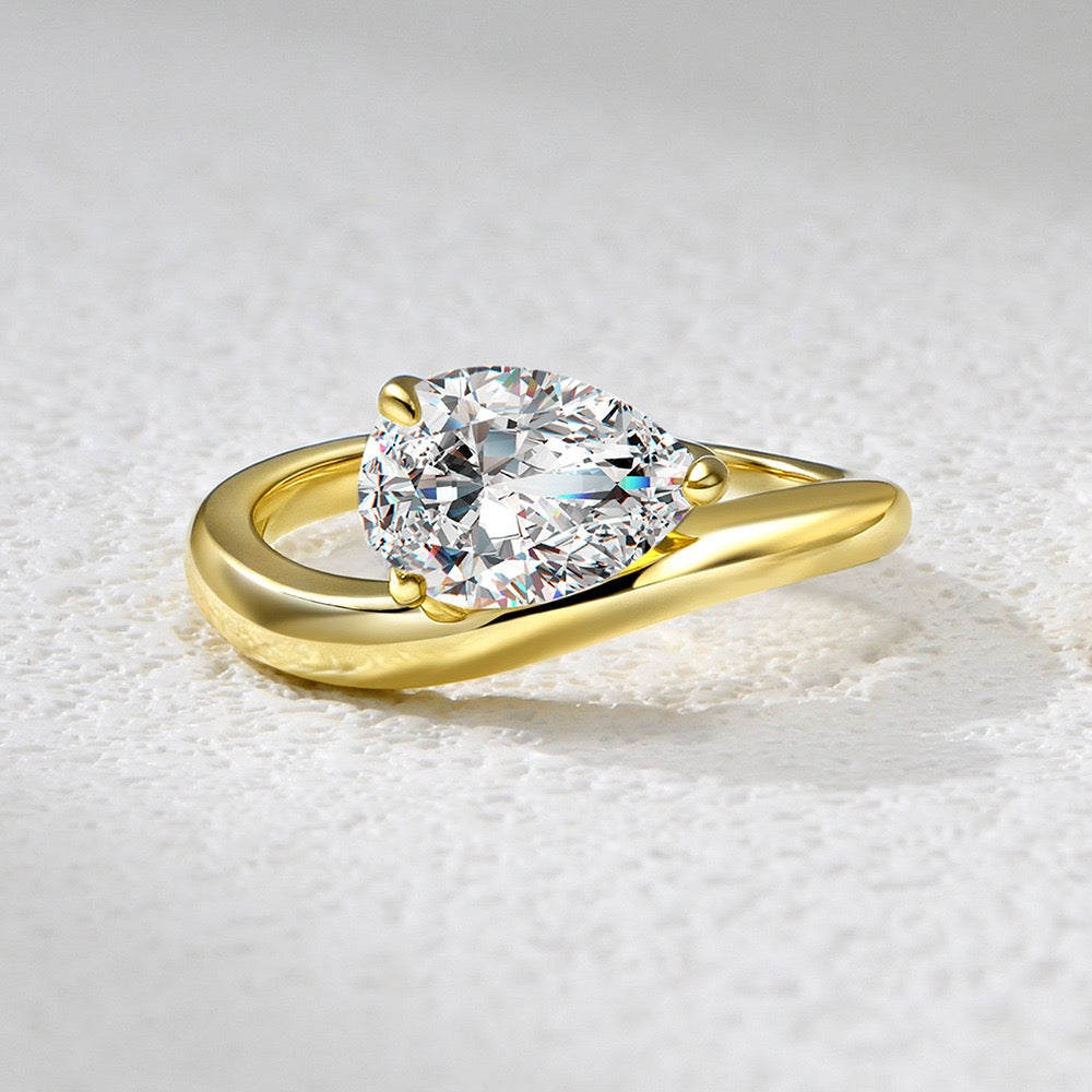 Stacking radiant rings S925