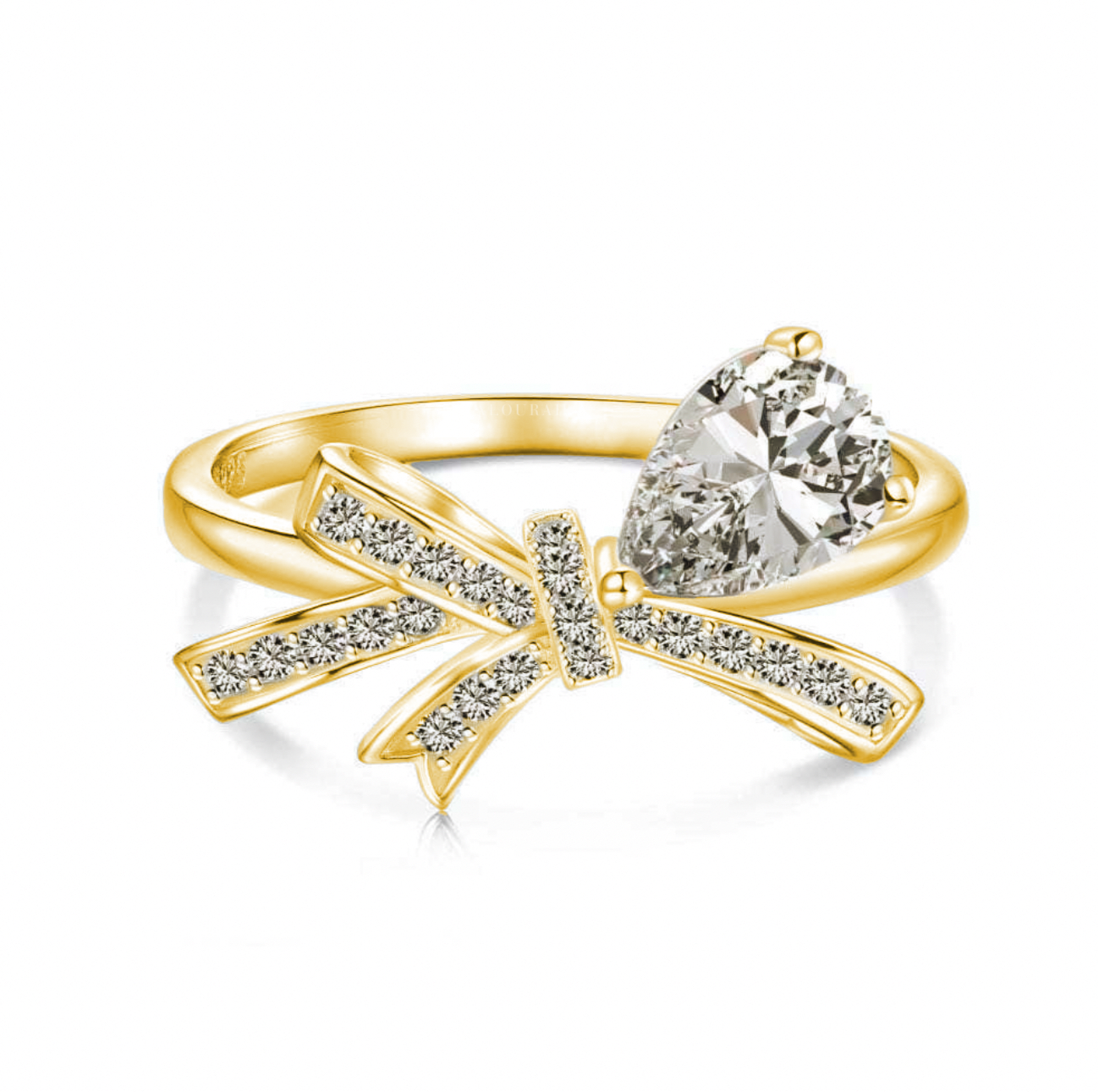 “PRINCESS” GOLD PLATED RING