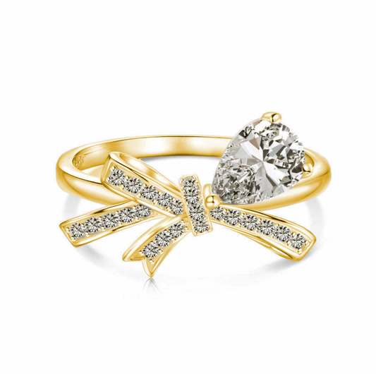 “PRINCESS” GOLD PLATED RING