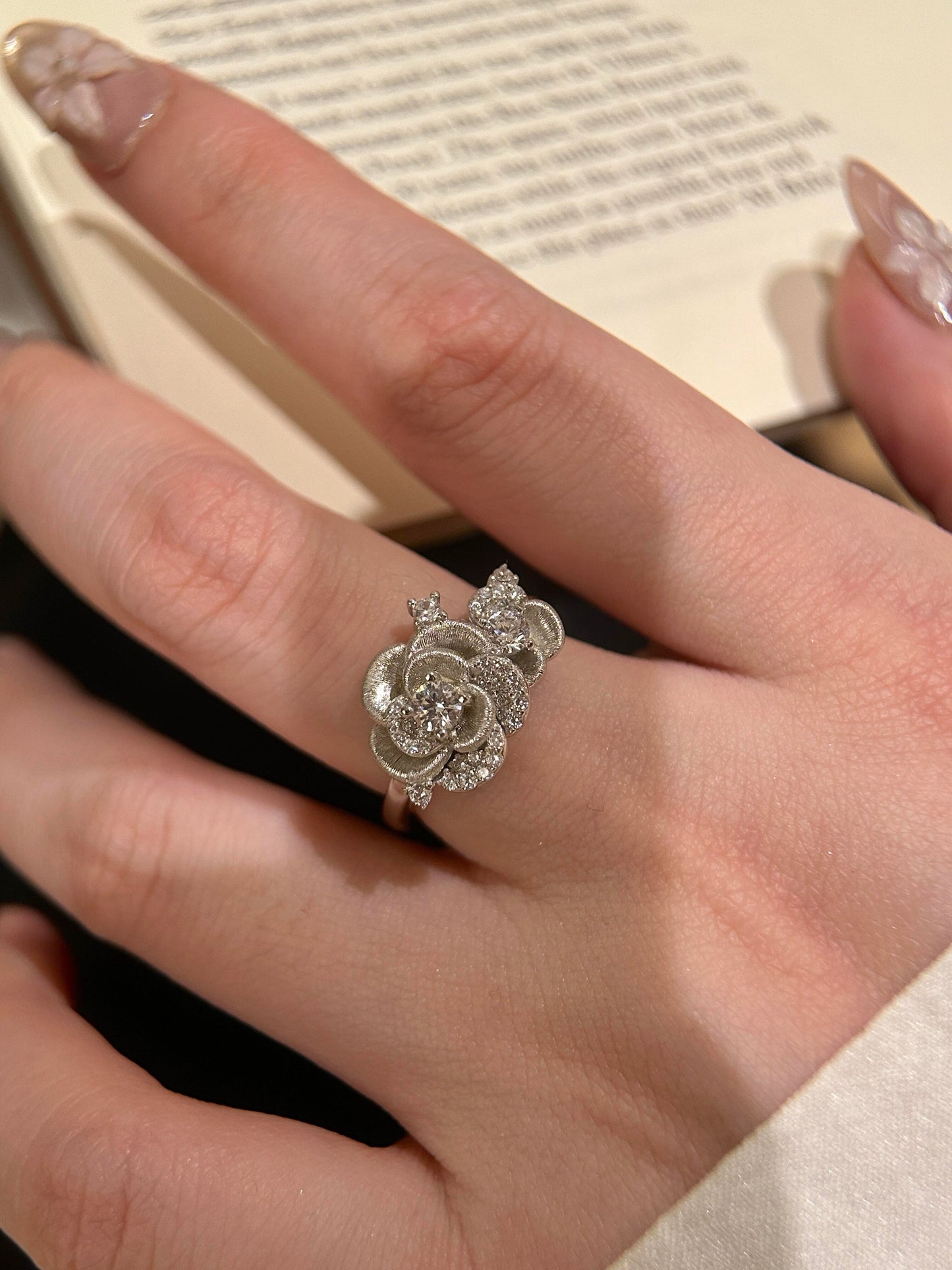 Rose Brushed Ring
