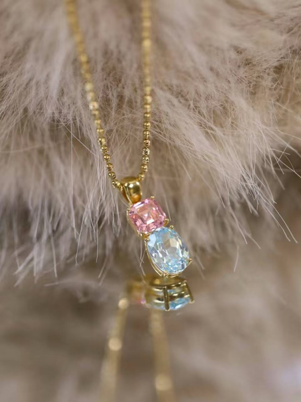 Blue&Pink Necklace