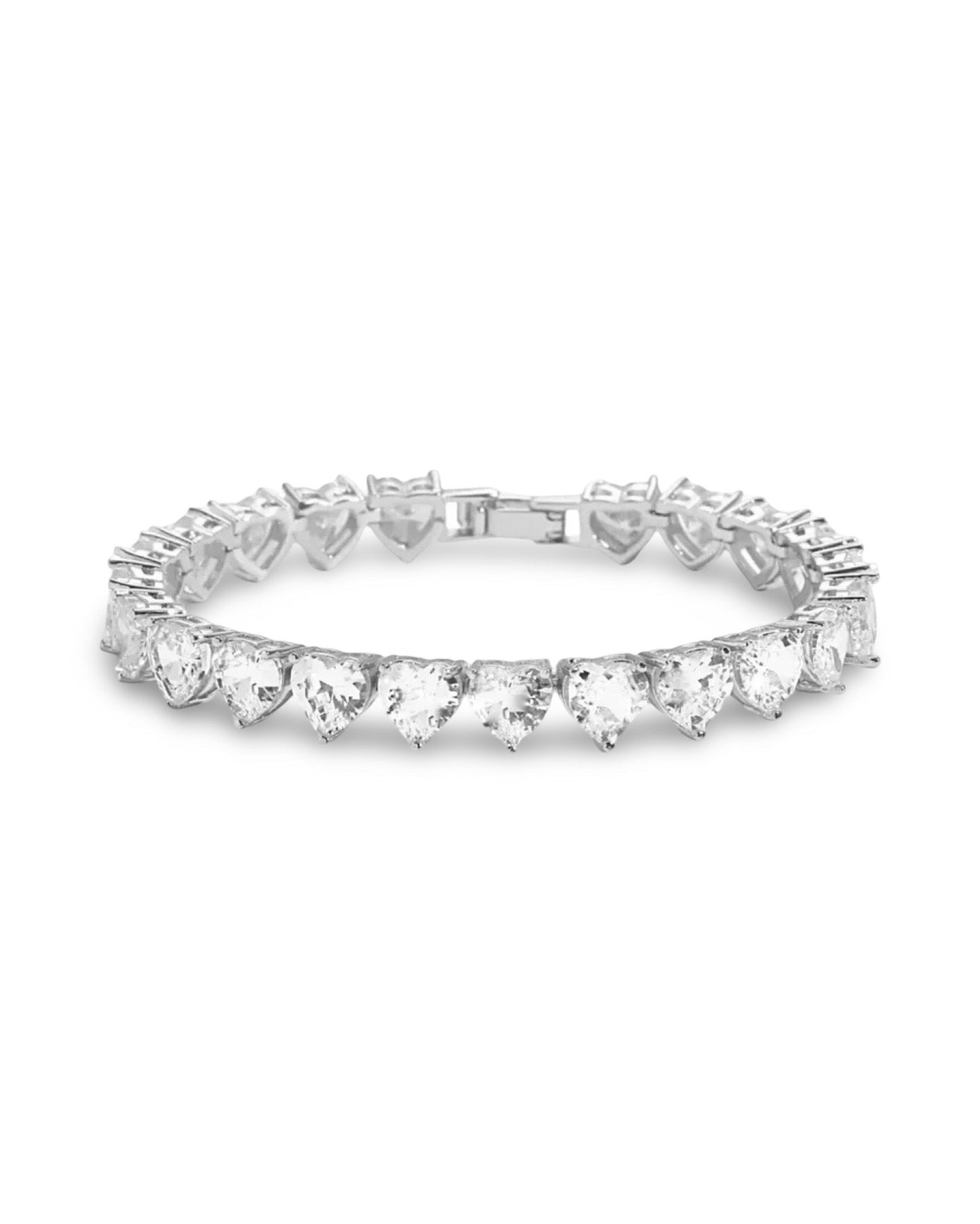 Heart Tennis Bracelet