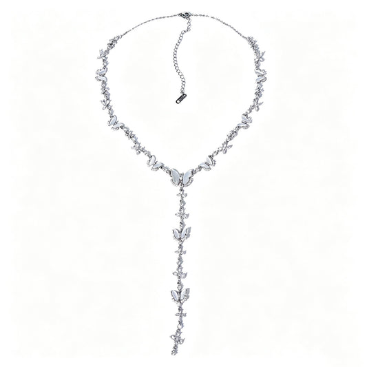 Mother-of-Pearl Butterfly Jewelry Set