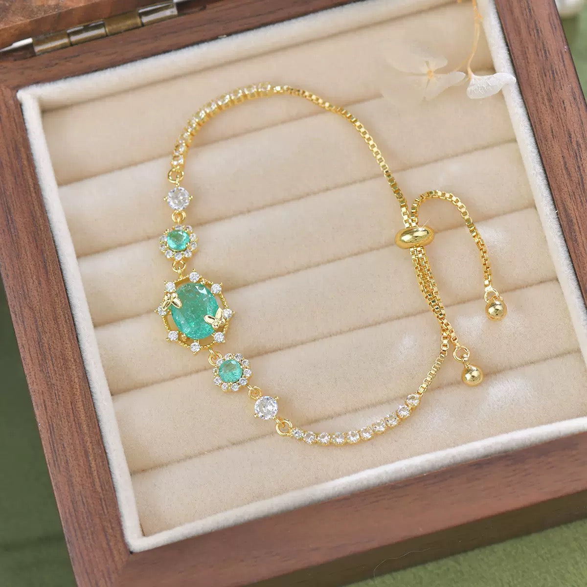 Lake Blue Butterfly Jewelry Set