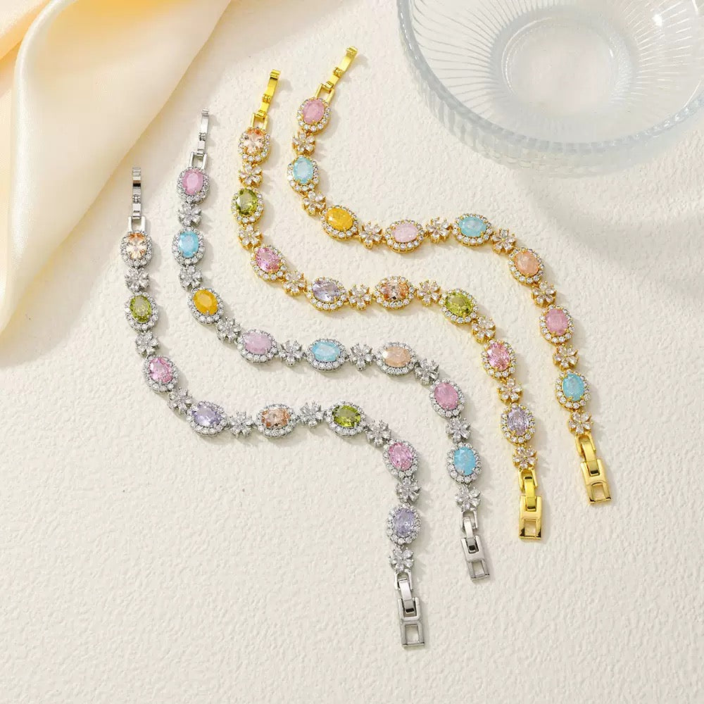 Ice Flower Zircon Bracelet