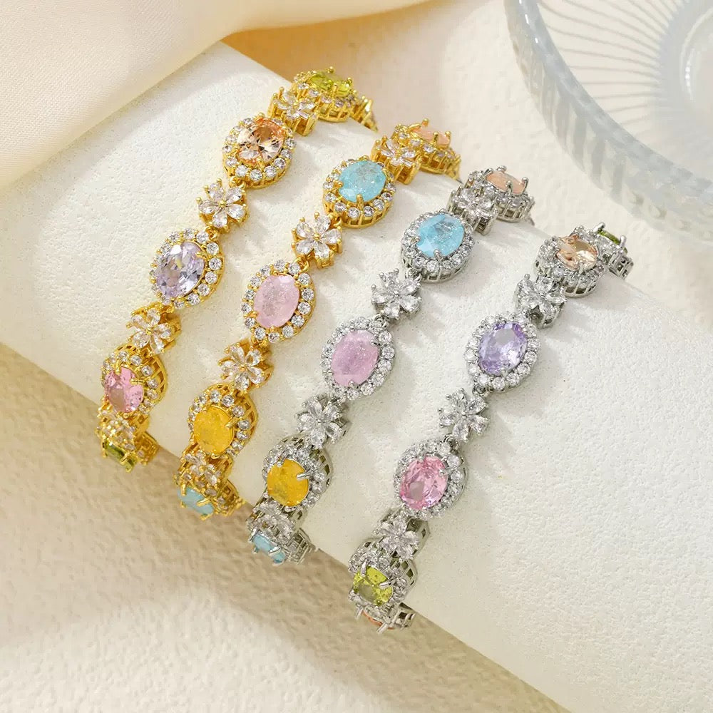Ice Flower Zircon Bracelet