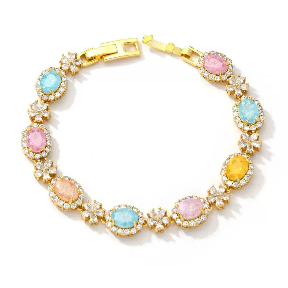 Ice Flower Zircon Bracelet