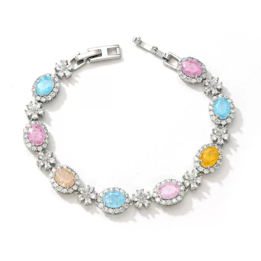 Ice Flower Zircon Bracelet