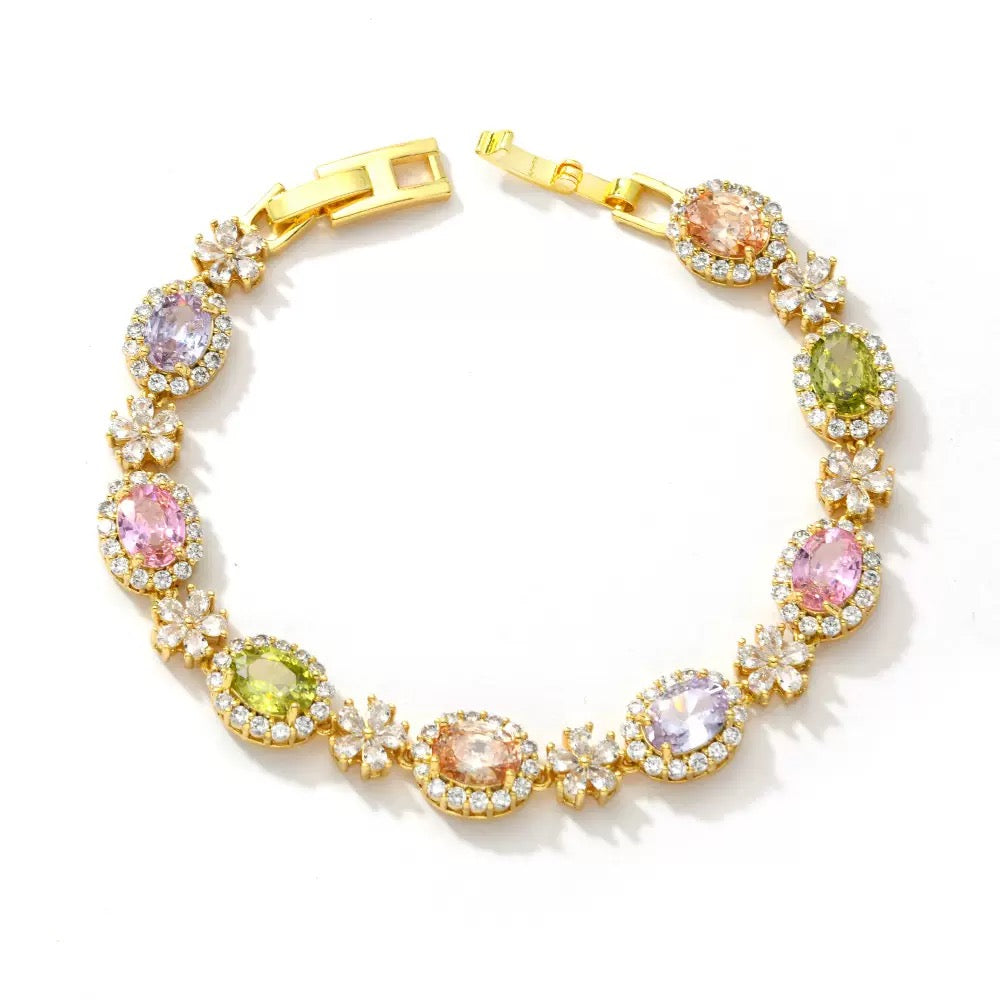 Ice Flower Zircon Bracelet