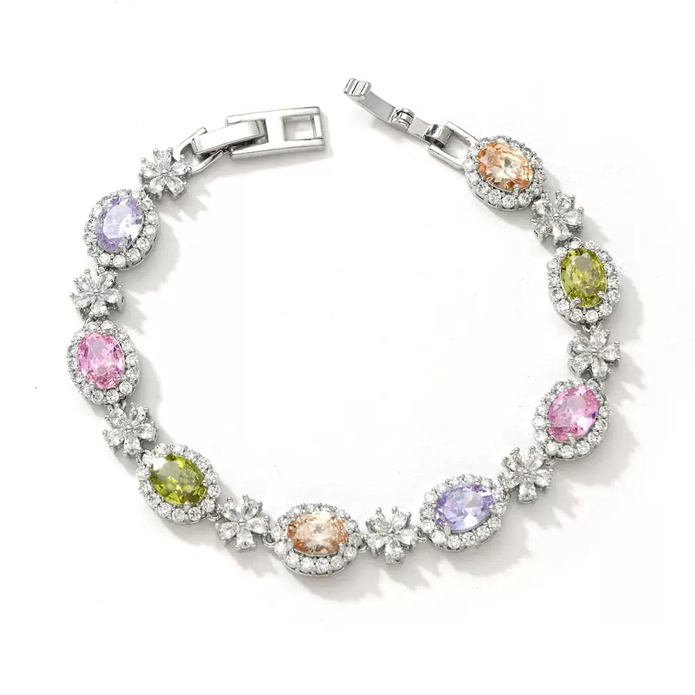 Ice Flower Zircon Bracelet