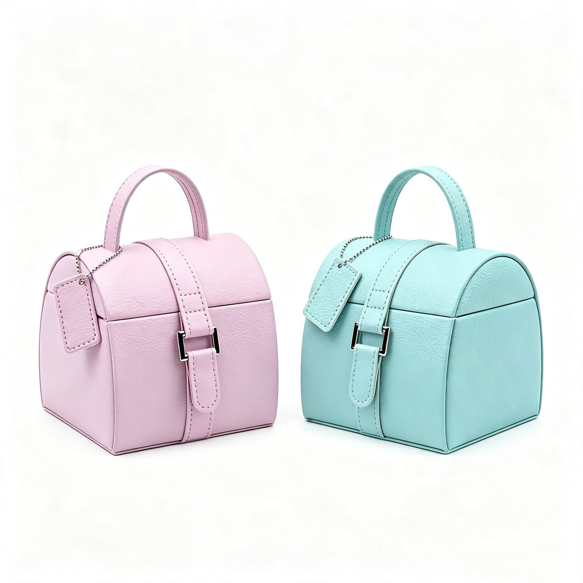 Double-Layer PU Jewelry Case