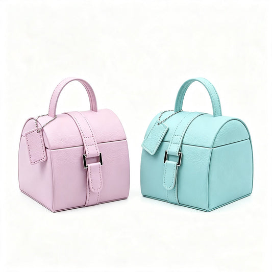 Double-Layer PU Jewelry Case