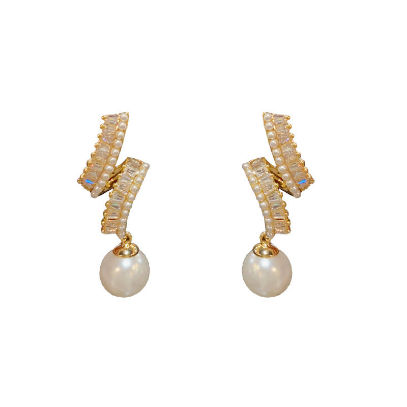 S925 Sterling Silver Pearl Earrings