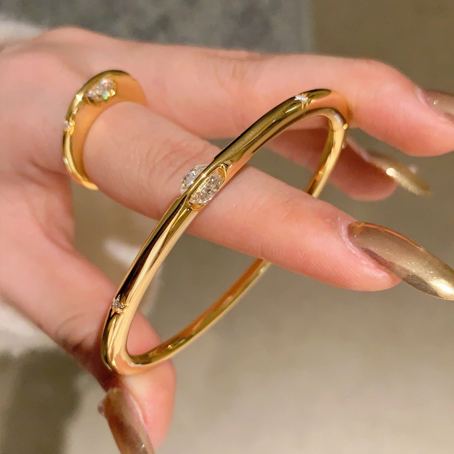 S925 sterling silver around the planet universe star rotation bracelet