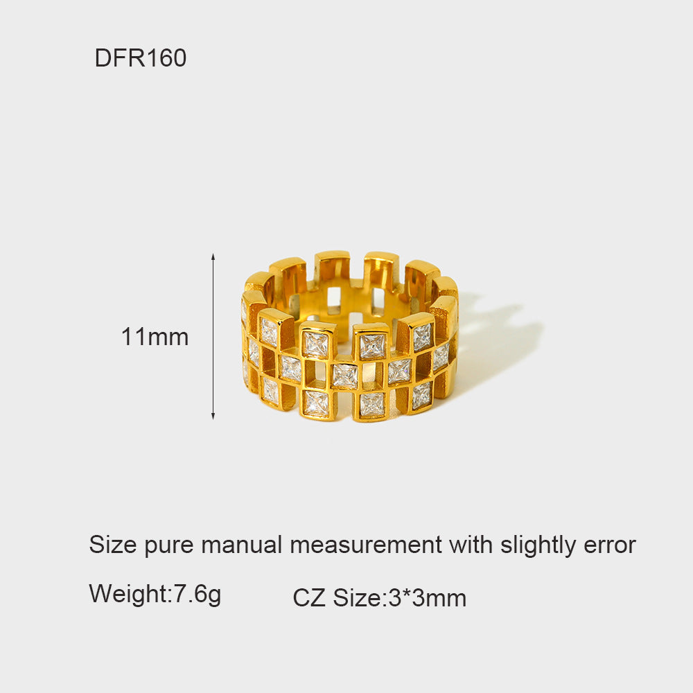 18K Gold Plated Open Ring