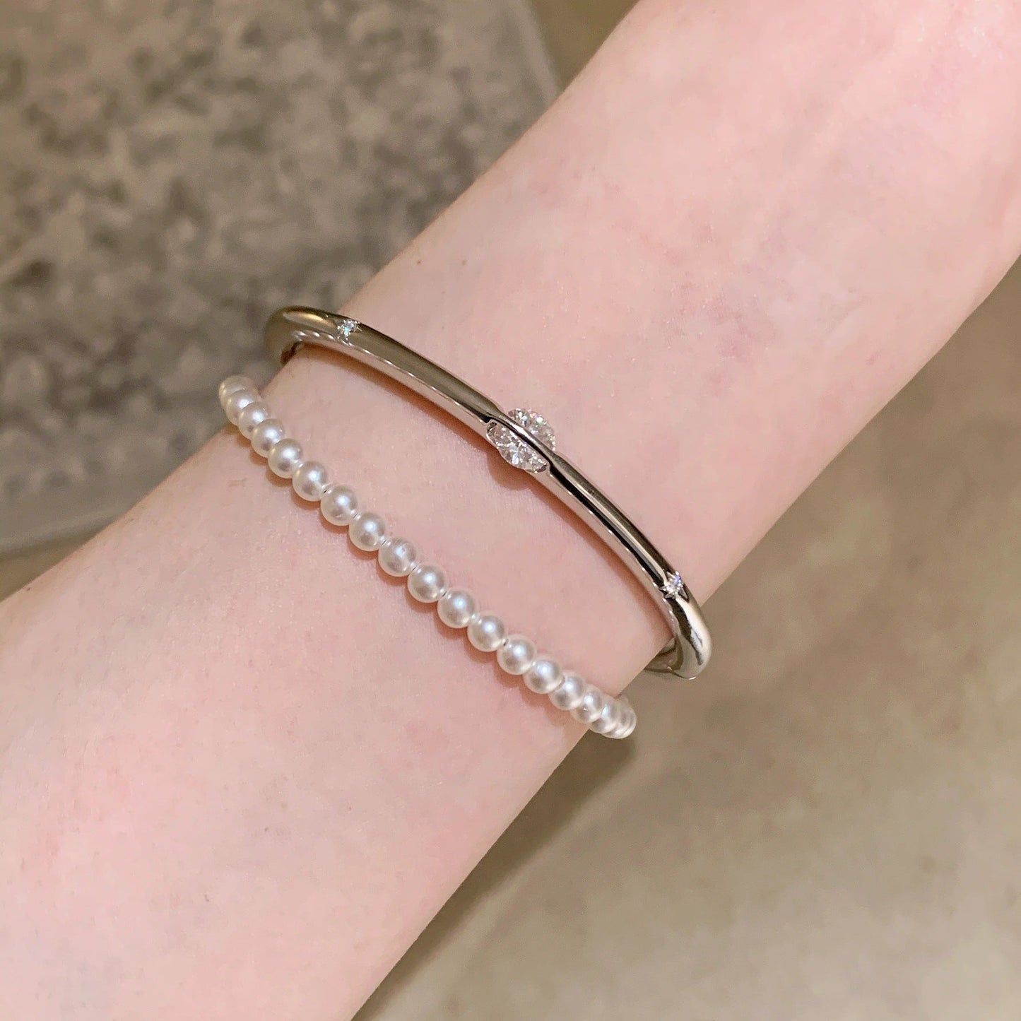 S925 sterling silver around the planet universe star rotation bracelet