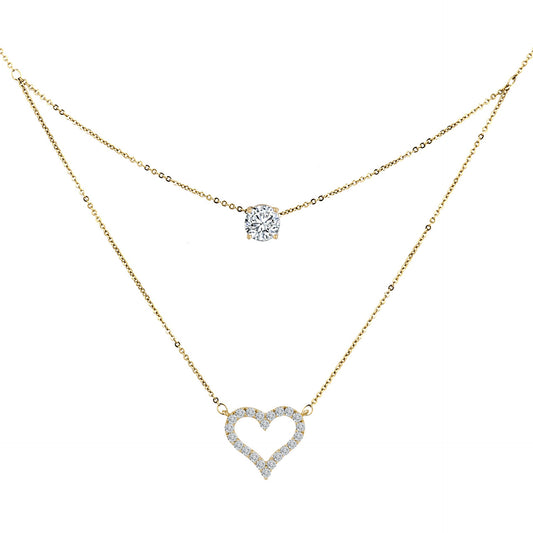PEACH NECKLACE SET