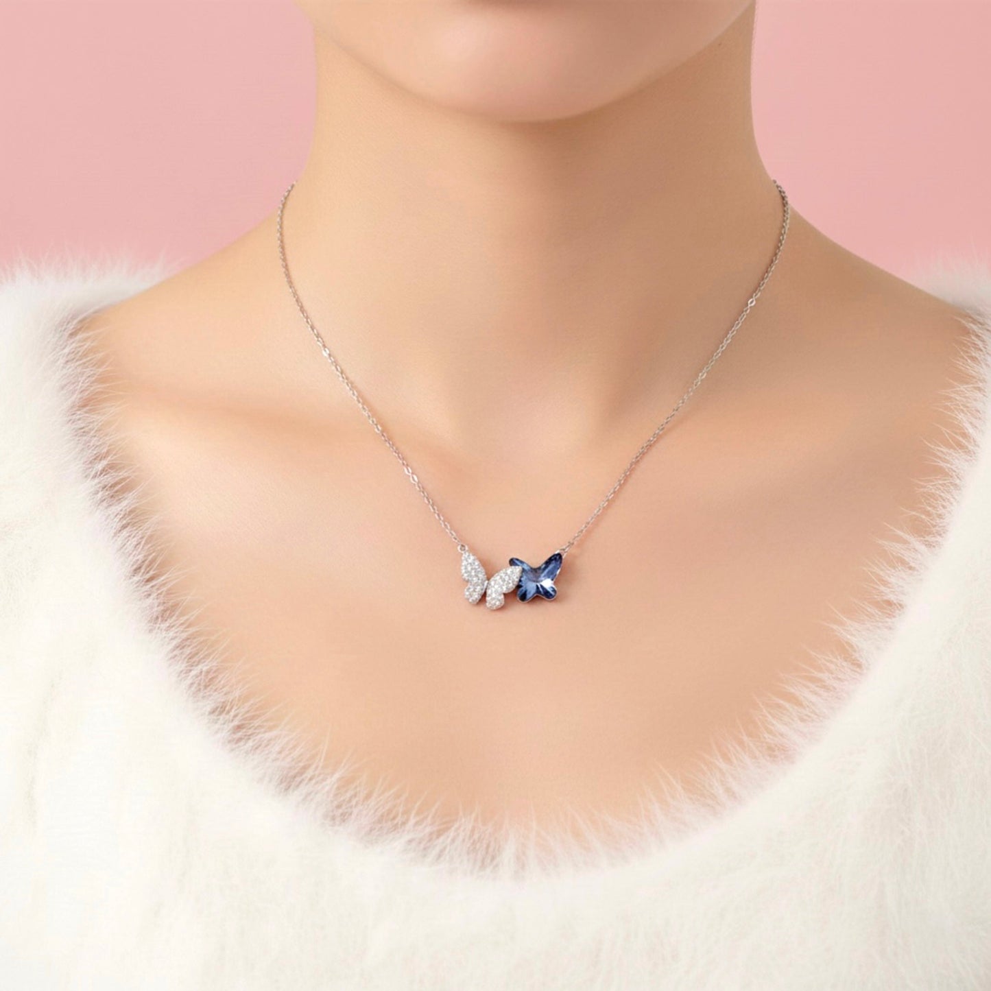 BLUE BUTTERFLY Necklace