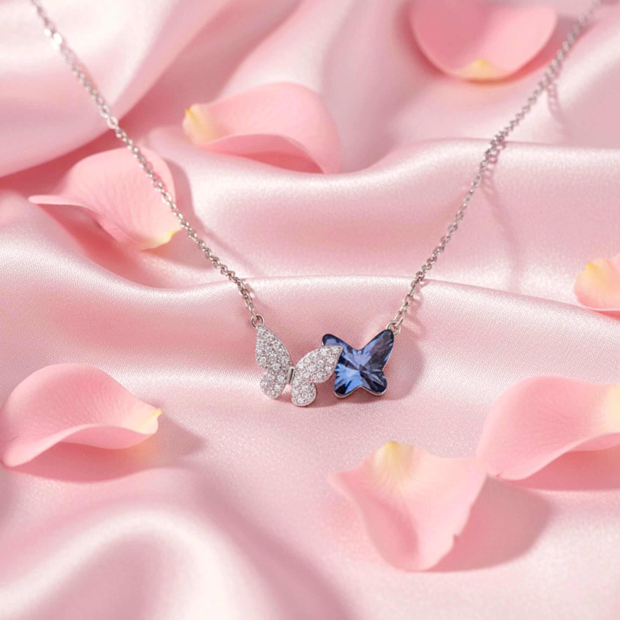 BLUE BUTTERFLY Necklace – ABB JEWELRY